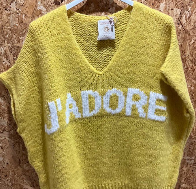 Pull j’adore 